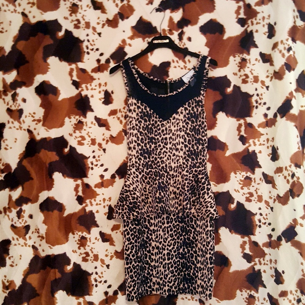 Sexy vintage peplum dress